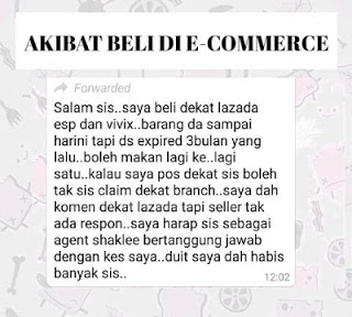 Akibat Beli Shaklee di Lazada