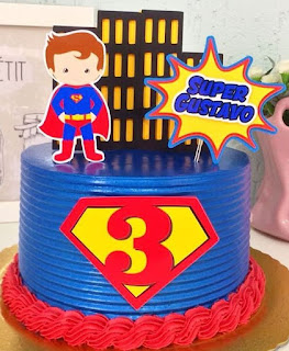 Superman: Free Printable Cake Toppers.