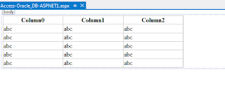 asp.net gridview for Oracle SQLDATASOURCE