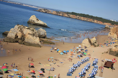 Praia dos Tres Castelos in Portimao