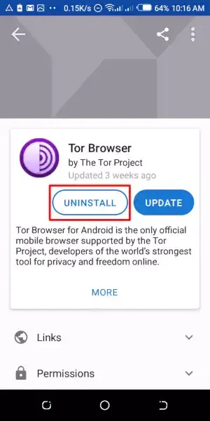 تشغيل متصفّح تور (Tor) للمرة الأولى