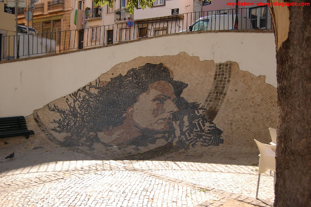 Amalia Rodrigues (Vhils)