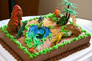 Dinosaur Birthday Cake Designs 