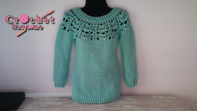 كروشيه بلوفر نسائي باي مقاس . كروشيه بلوزة باي مقاس . كروشيه كنزة نسائية باي مقاس . Crochet blouse for women .    كروشيه بلوزة بصدر دائري مميز وانيق // الجزء الاول ؛ كروشيه صدر دائري باي مقاس تريدونه .  Crochet pullover  . كروشيه بلوزة شتوية .  Crochet easy blouse