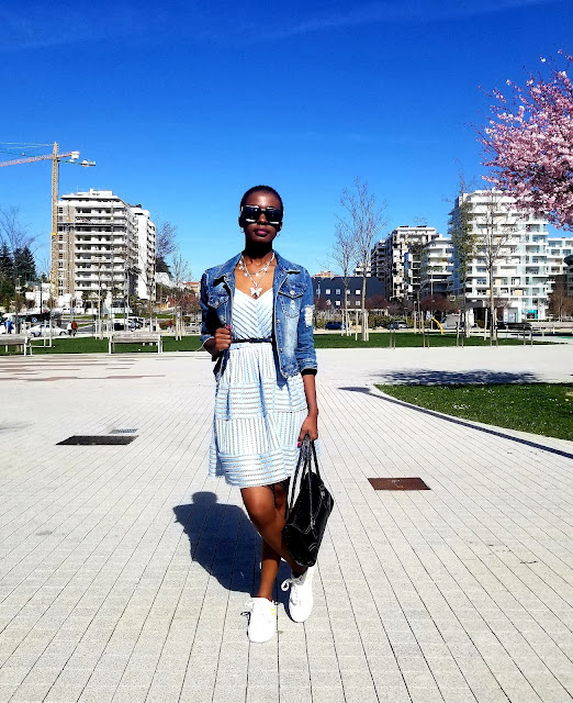 My First Time In Spain, Pamplona:  Skater Dress Outfit