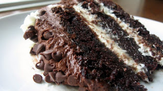 Hersheys Chocolate Cake with Cream Cheese Filling 