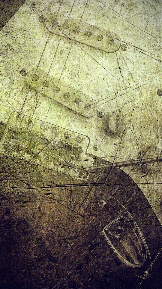 Retro Guitar Android Wallpaper