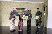 Dandim 0314/Inhil Serahkan Bantuan Sembako ke Anak Stunting 