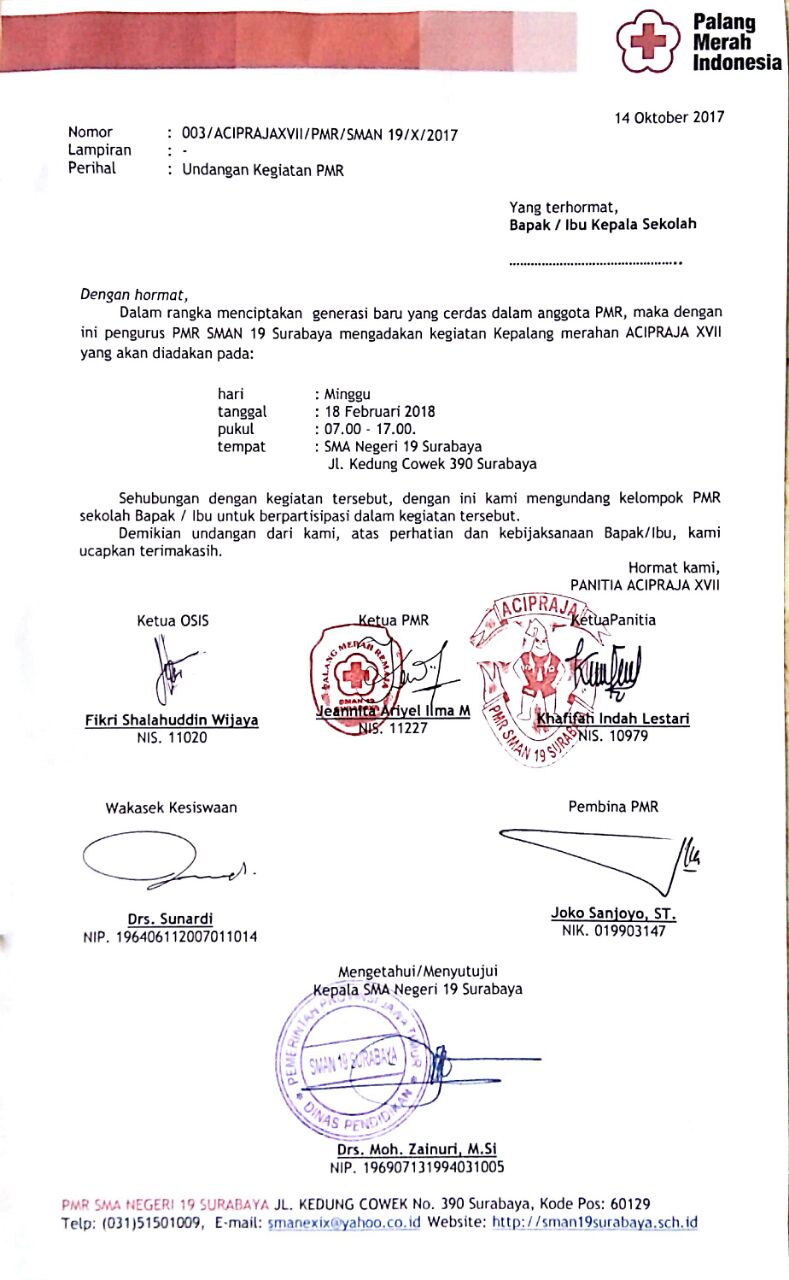 Contoh Formulir Pendaftaran Anggota Pmr - Simak Gambar Berikut