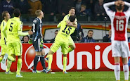 Barcelona Sukses Menggilas Ajax Amsterdam 2-0 Berkat 2 Gol Messi