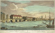 The bottom picture shows London Bridge c. 1750, shortly before all the . (london bridge )