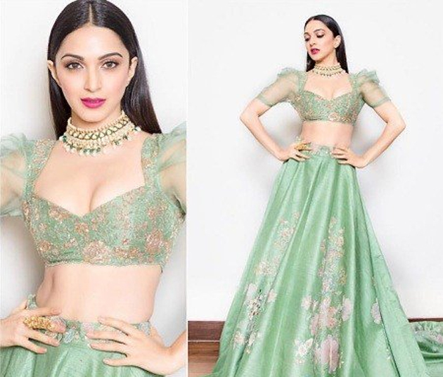 Kiara Advani beautiful pics in green dress