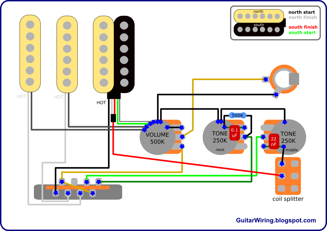 The Guitar Wiring Blog - diagrams and tips: Fat Strat Mod (Fender + Charvel)