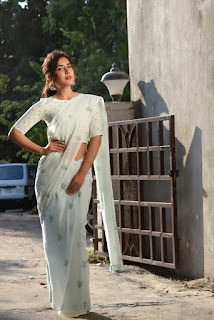 Raashi Khanna In White Saree