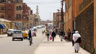 Young people in Asmara have to join the military a few days per week