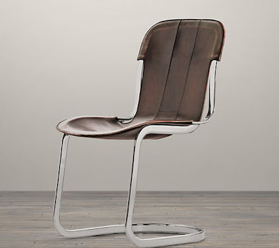 modern soft leather kitchen chair design