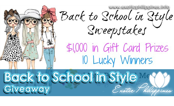 Back to School in Style Giveaway