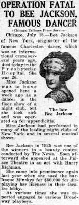 Bee Jackson Dead