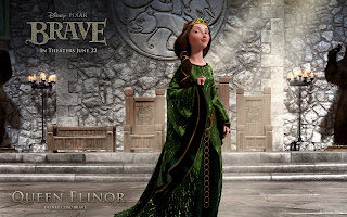 Brave Animation Movie 2012 Character Queen Elanor HD Wallpaper