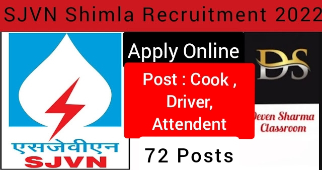 sjvn recruitment 2019 apply