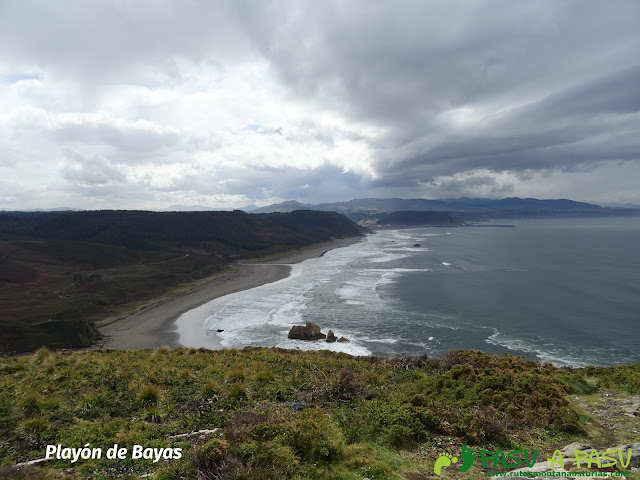 Vista del Playón de Bayas