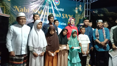 Maulid Nabi Muhammad SAW Di Mushola Alhidayah Teluknaga di Apresiasi Kholid Ismail dan Airin Rachmi Diany           