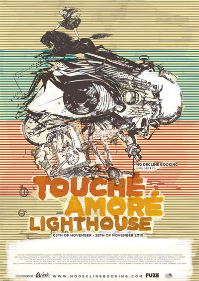 touche amore. Touche Amore with Lighthouse