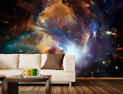 Escape Into The Space With Cosmic Wall Mural