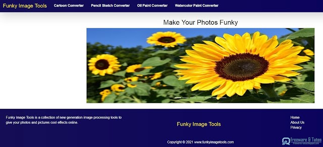 Funky Image Tools : un outil amusant pour convertir ses images en cartoons, dessins, peintures ou aquarelles