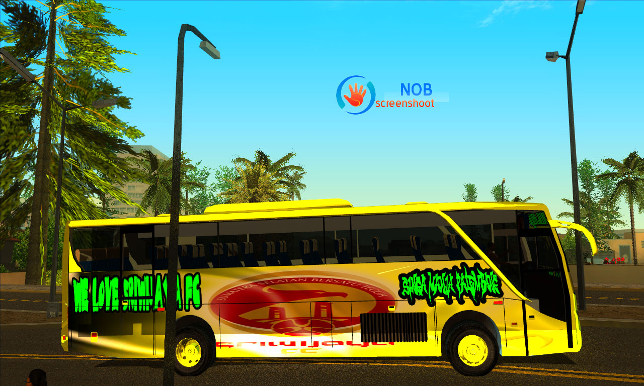 GTA SA Mod Bus Sriwijaya FC Palembang Chanzz Jezz Setiawan