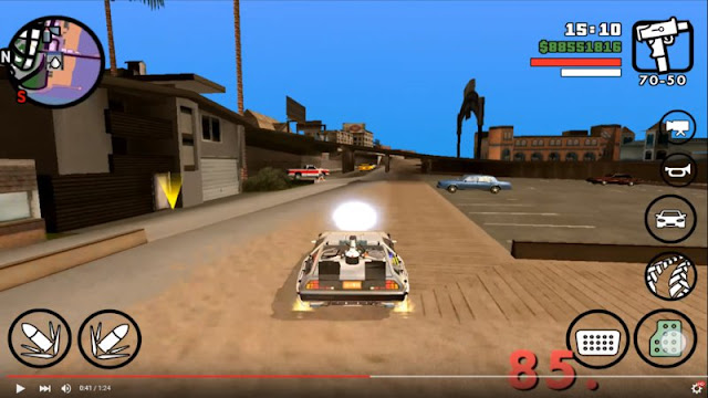Back to the Future Mod Pack for GTA SA Android Mobile GTAAM