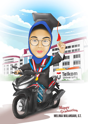 kartun wisuda