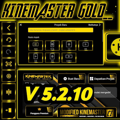 Download APK Kinemaster Pro  Mod Gold V 5.2.10 [NO WATERMARK] 2022