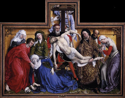 El descendimiento de Roger van der Weyden, en el Museo del Prado