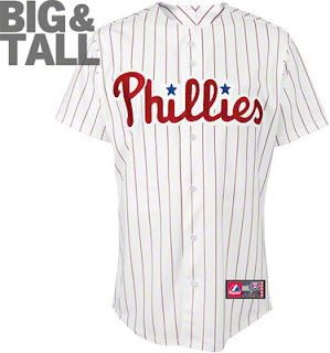 Philadelphia Phillies Big and Tall Jersey 2x, 3x, 4x, 5x, 6x, 2xt, 3xt, 4xt, 5xt