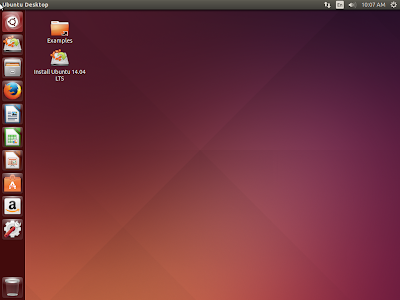 Ubuntu 14.04 LTS Default Desktop