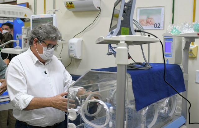 João Azevêdo inaugura Unidade Neonatal do Hospital Geral de Mamanguape e entrega ultrassom