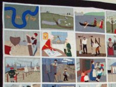 Isle of Dogs historical tapestry