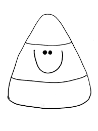 Candy Corn Coloring Page 4