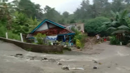 Warga Benjot Cemas Hujan Lebat di Sertai Longsor merambah Pemukiman