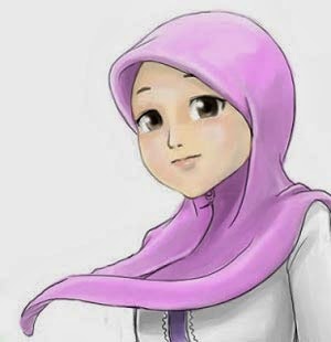 Kumpulan Gambar dan Foto Gambar Kartun Wanita  Muslimah Comel