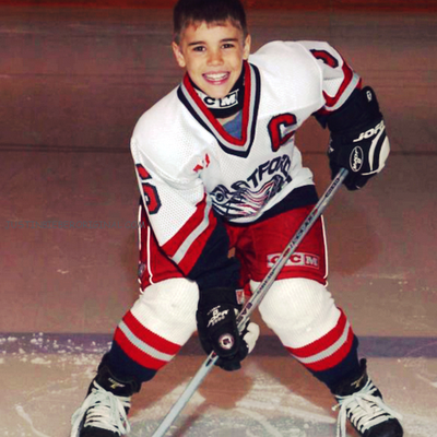 Justin Bieber, Number 6, Stratford Warriors, 2003-2004 season, position: forward