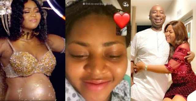 Regina Daniels releases Video on journey through pregnancy and childbirth