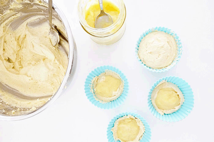 Mango Curd Muffins