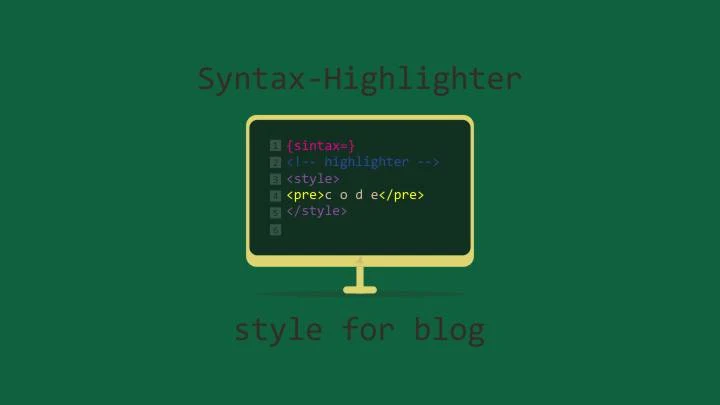 CSS Syntax-Highlighter untuk Blog