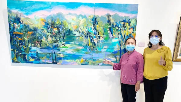 歲月靜好彩繪人生 常連芳西畫創作展