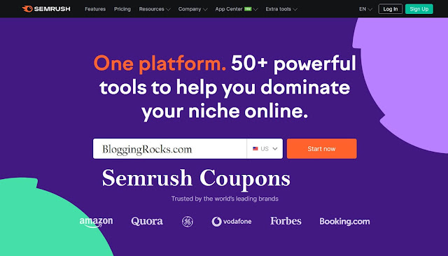 semrush coupons, offers, promo code discounts and free trial in 2021