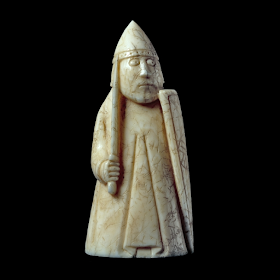 Chess rook from the Isle of Lewis XII century