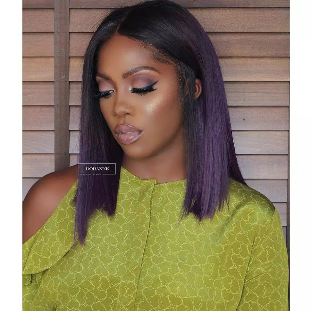 Tiwa Savage rocks 4 different wigs perfectly