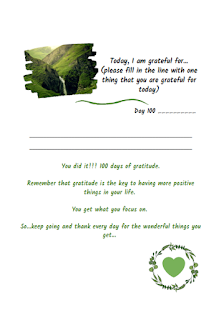 100 Days of Gratitude - For All of You Who Love the Color GREEN - Journal for Kids and Teens